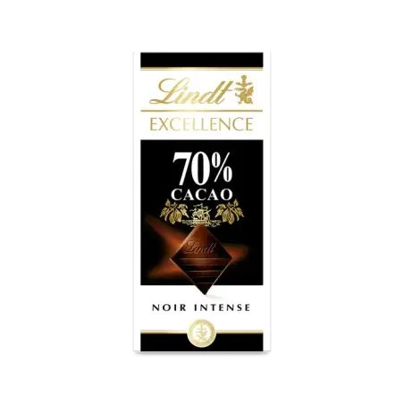 Tablette de chocolat noir 70% cacao